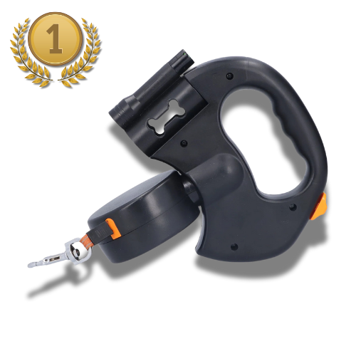 Double Laisse Rétractable Chien | Système Anti-Emmêlement 360°