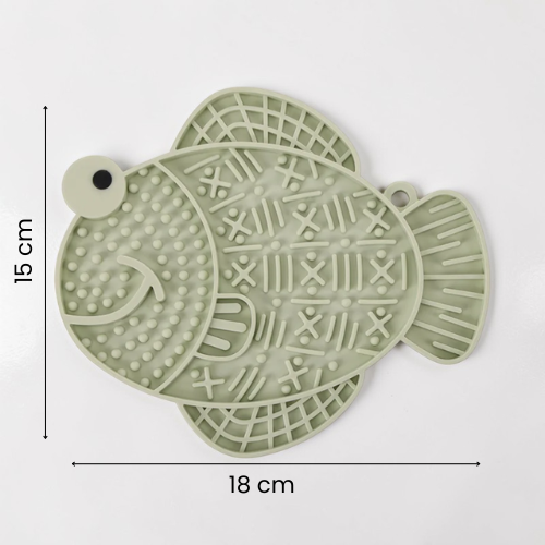 Tapis de léchage pour chien - Poisson & Grenouille