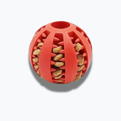 Balle à Friandises pour Chien - Rouge