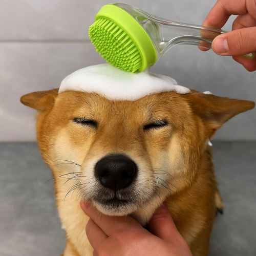 Brosse de lavage à manche - Shampoo Brush