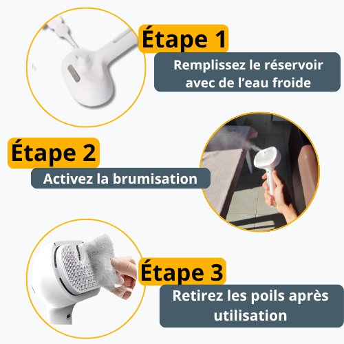 Brosse vapeur - FurMist