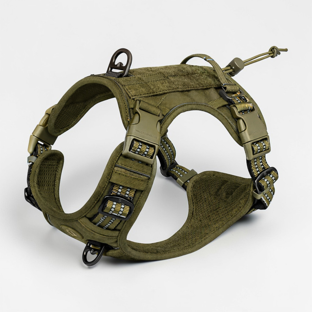 Harnais tactique chien - Compact & Robuste
