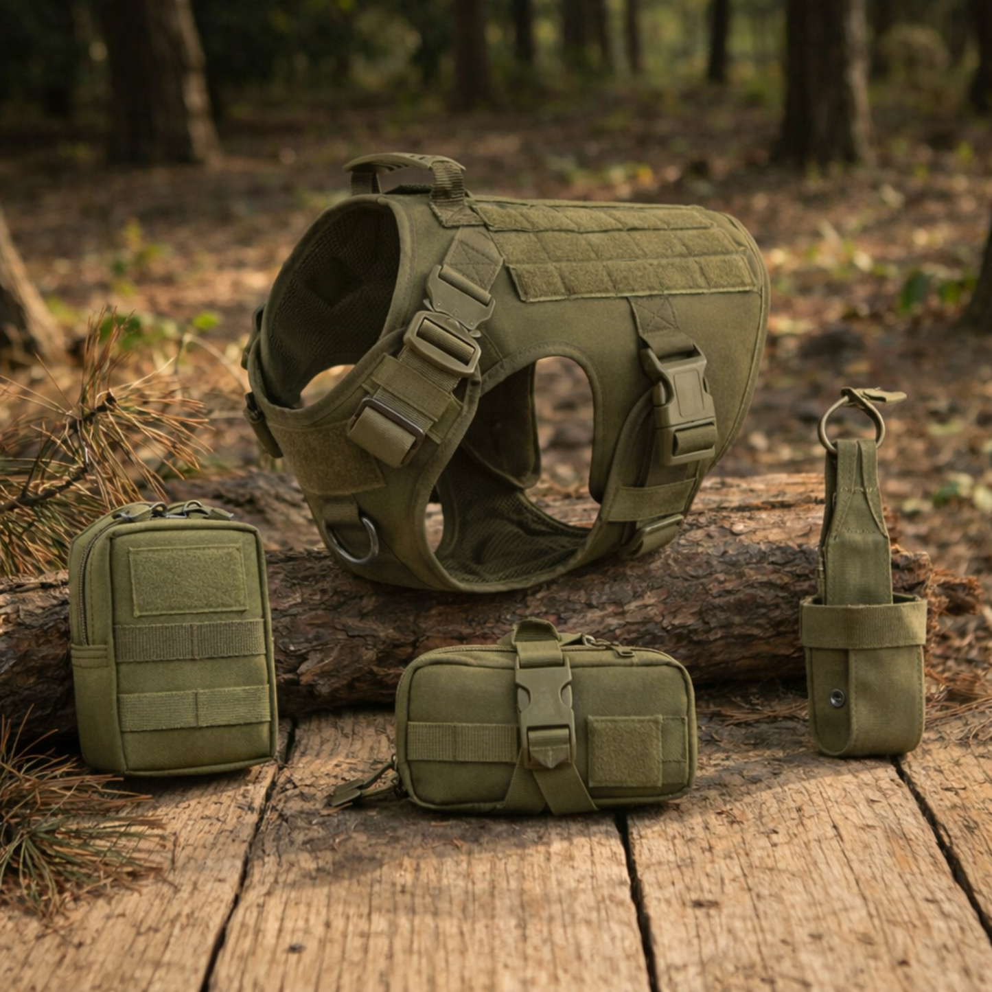 Harnais tactique chien - AC Pro