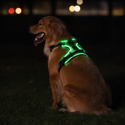 Harnais lumineux LED - Sécurité Nocturne