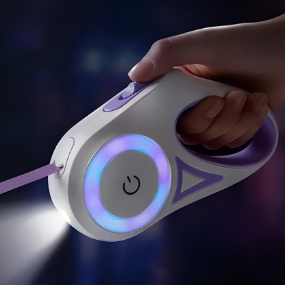 Laisse Enrouleur 5M Lampe LED - Dog Safe