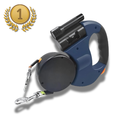 Laisse double anti-nœud - Duo Flex : Balade Fluide