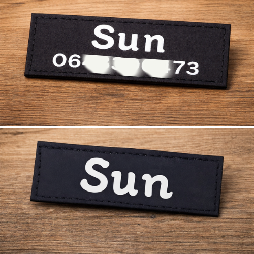 Patch personnalisable pour chien - 1 acheté = 1 offert