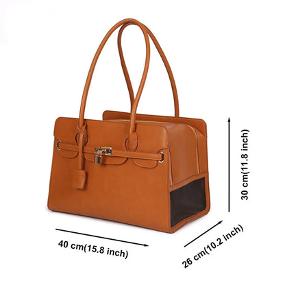 Sac de Transport Luxe pour Chien - Aventure Canine™
