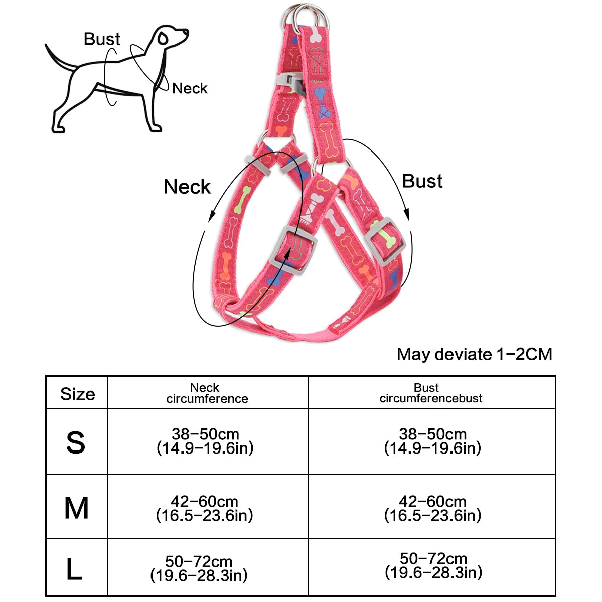 Harnais en Y Coloré – Aventure Canine™