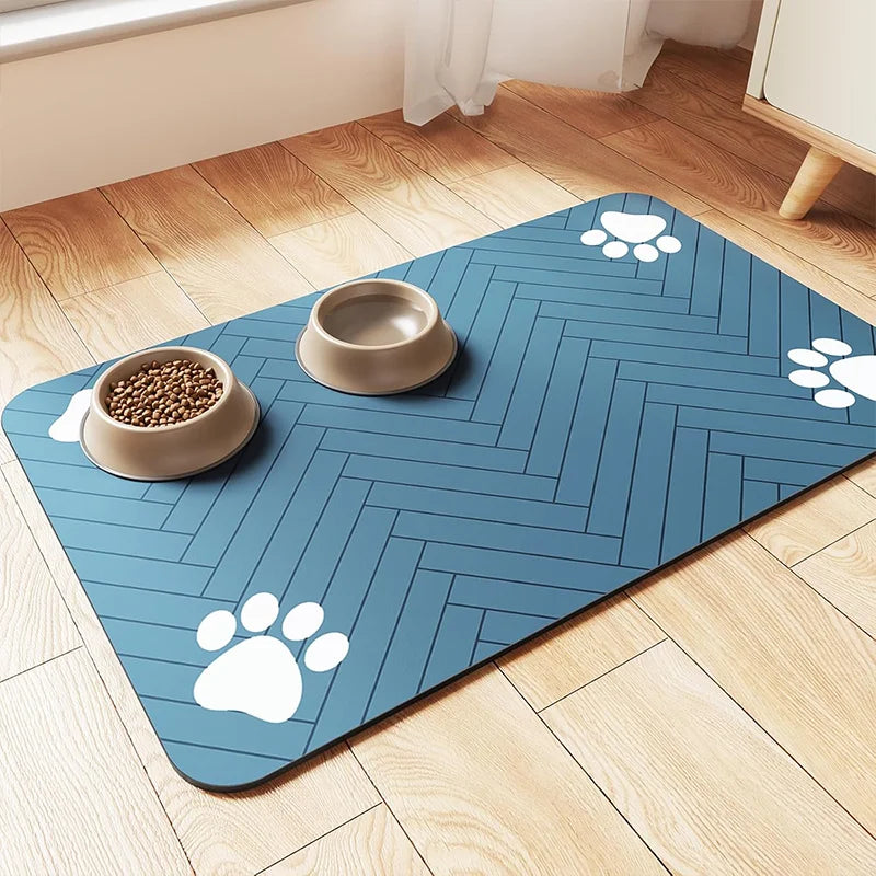 Tapis gamelle pour chien
