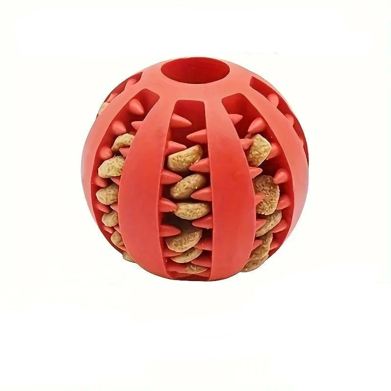 Balle à Friandises pour Chien - Rouge
