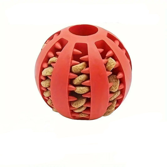 Balle à Friandises pour Chien - Rouge