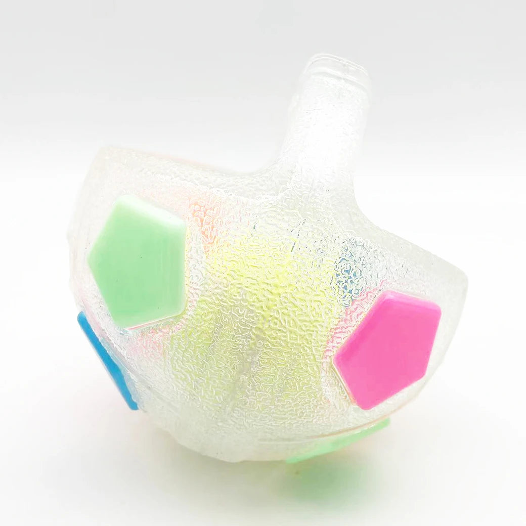 Ballon pour chien avec poignée - Blanc