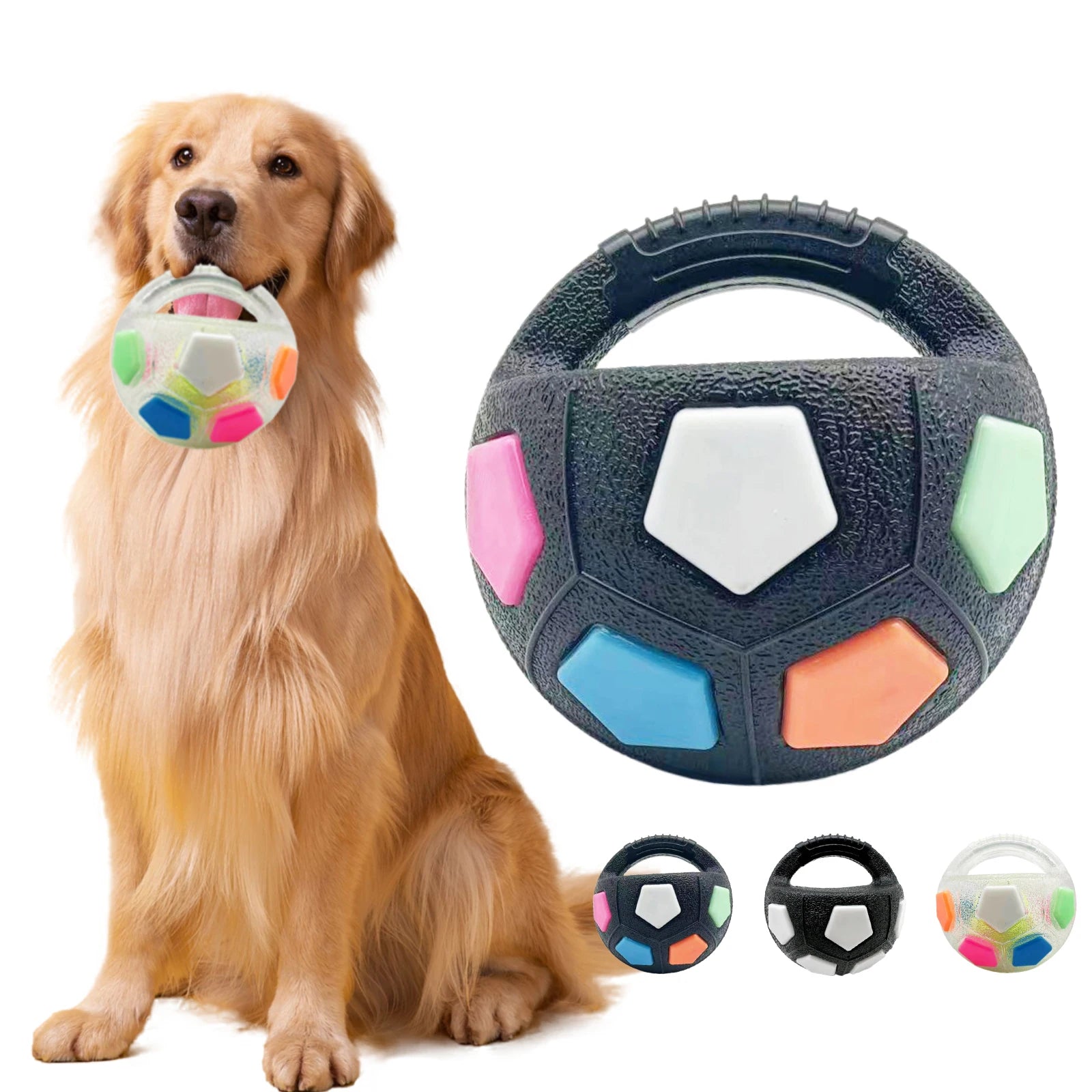 Ballon pour chien avec poignée