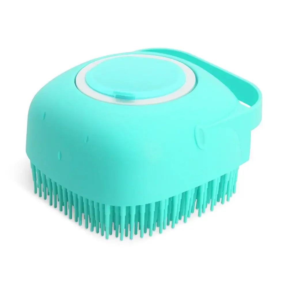 Brosse Shampoing pour Chien - Bleu