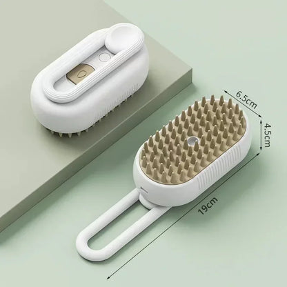 Brosse vapeur pour chien - Blanc