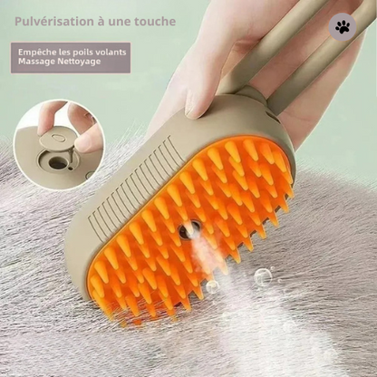 Brosse vapeur pour chien - Descriptif