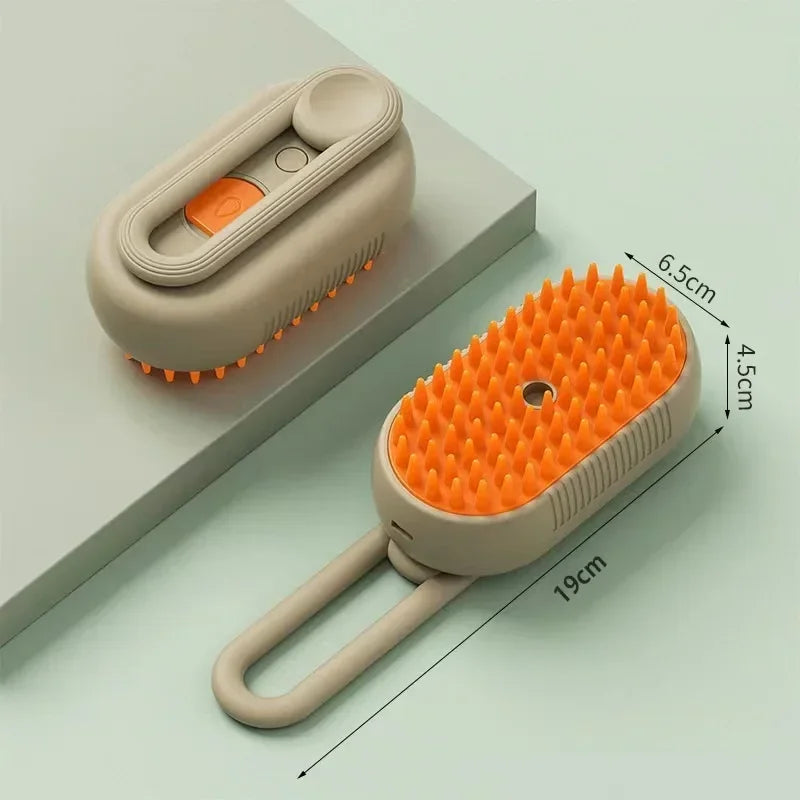 Brosse vapeur pour chien - khaki