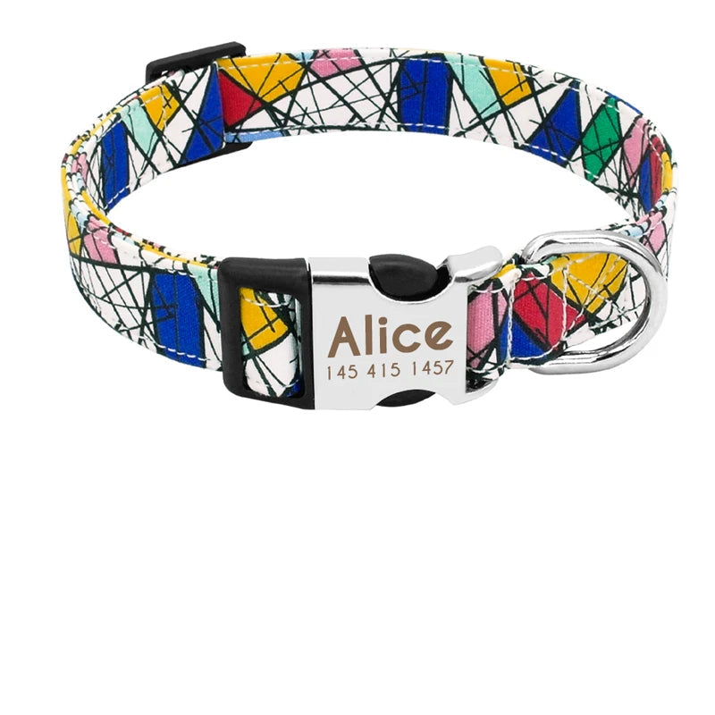 Collier Personnalisable pour chien - Clair