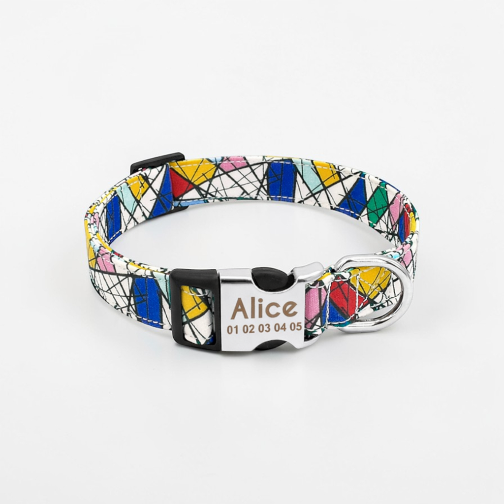 Collier personnalisé pour chien | Boucle Gravée - Ethnic Dog