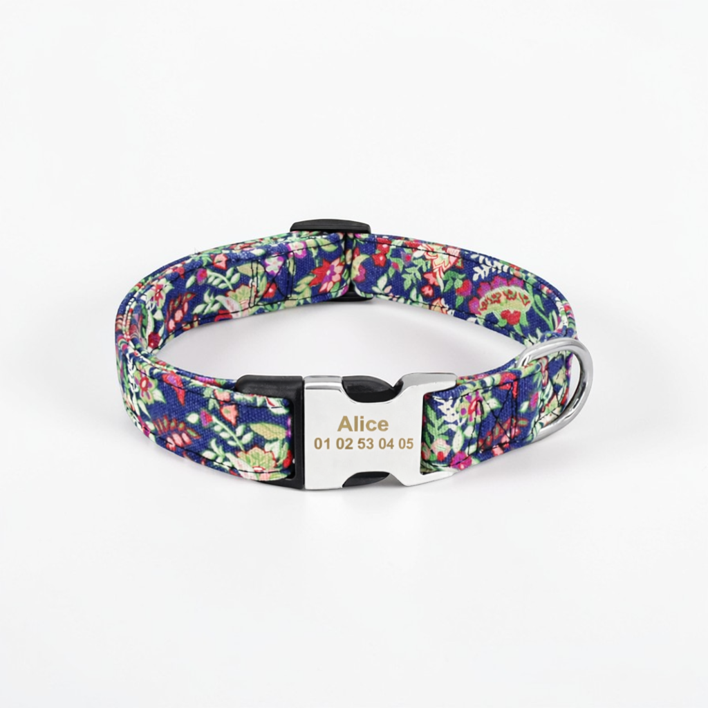 Collier personnalisé pour chien | Boucle Gravée - Ethnic Dog