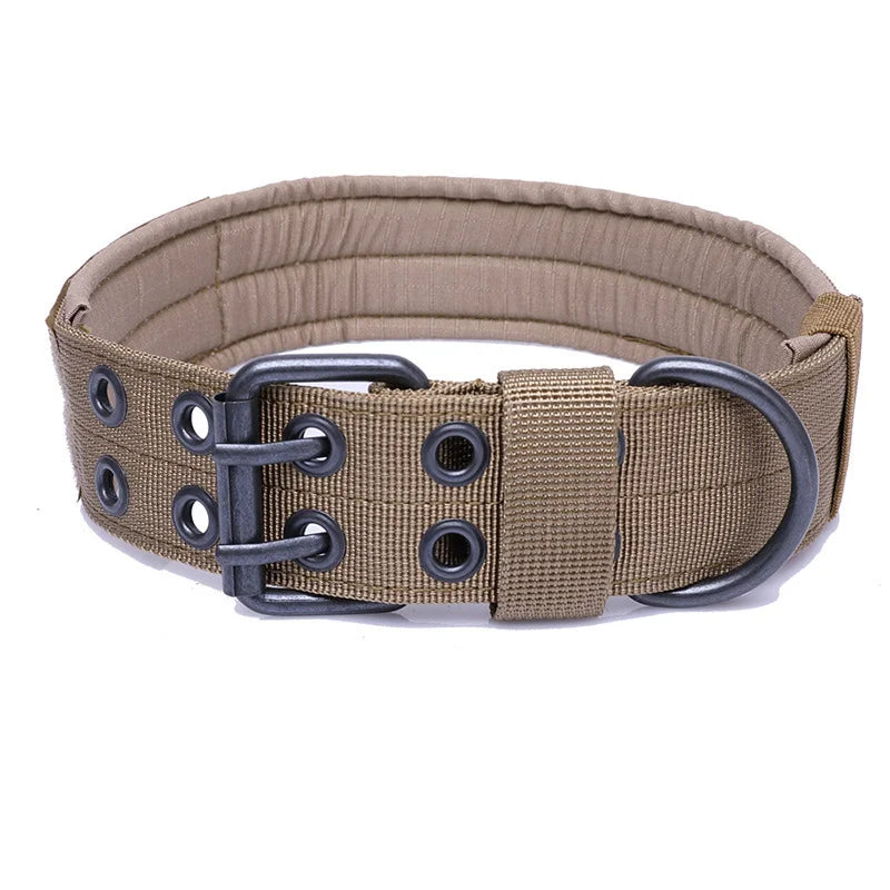 Collier pour chien militaire - Marron