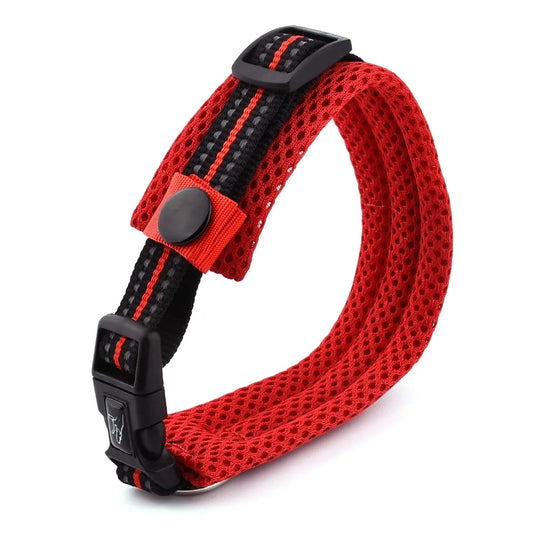 Collier Réfléchissant pour Chien - Rouge