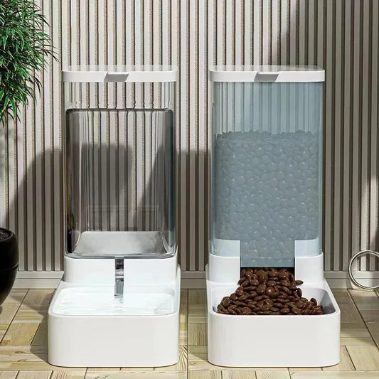 Distributeur de croquette pour gros chien automatique - Eau & nourriture