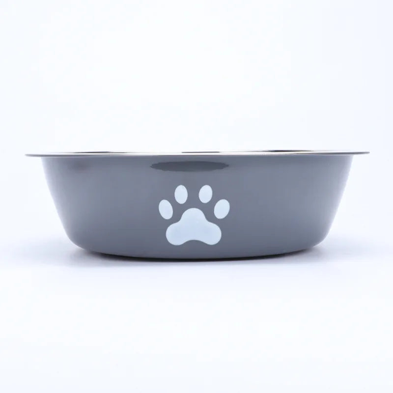 Gamelle en inox pour chien - Gris