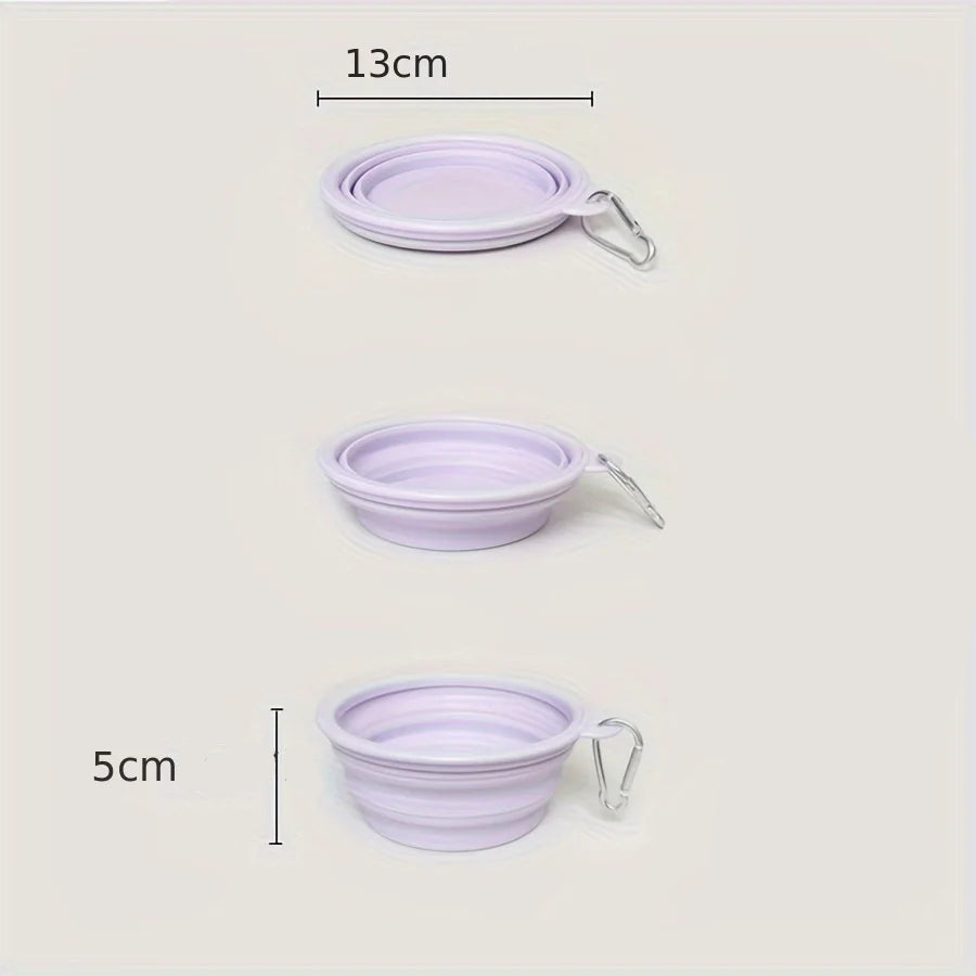 Gamelle pliante pour chien - dimensions