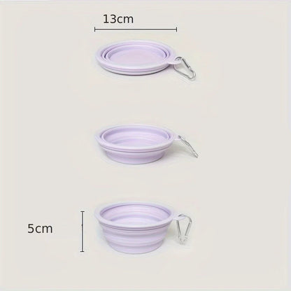 Gamelle pliante pour chien - dimensions