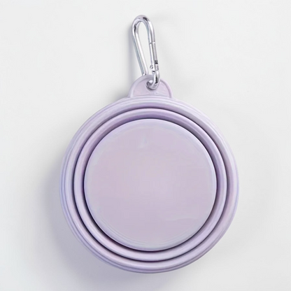 Gamelle pliable pour chien - Mousqueton inclus