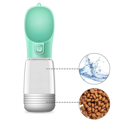 Gourde de voyage pour chien 3 en 1