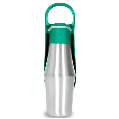 Gourde pour Chiens en Acier Inoxydable - Vert