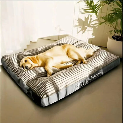 Grand matelas pour chien - Gris clair