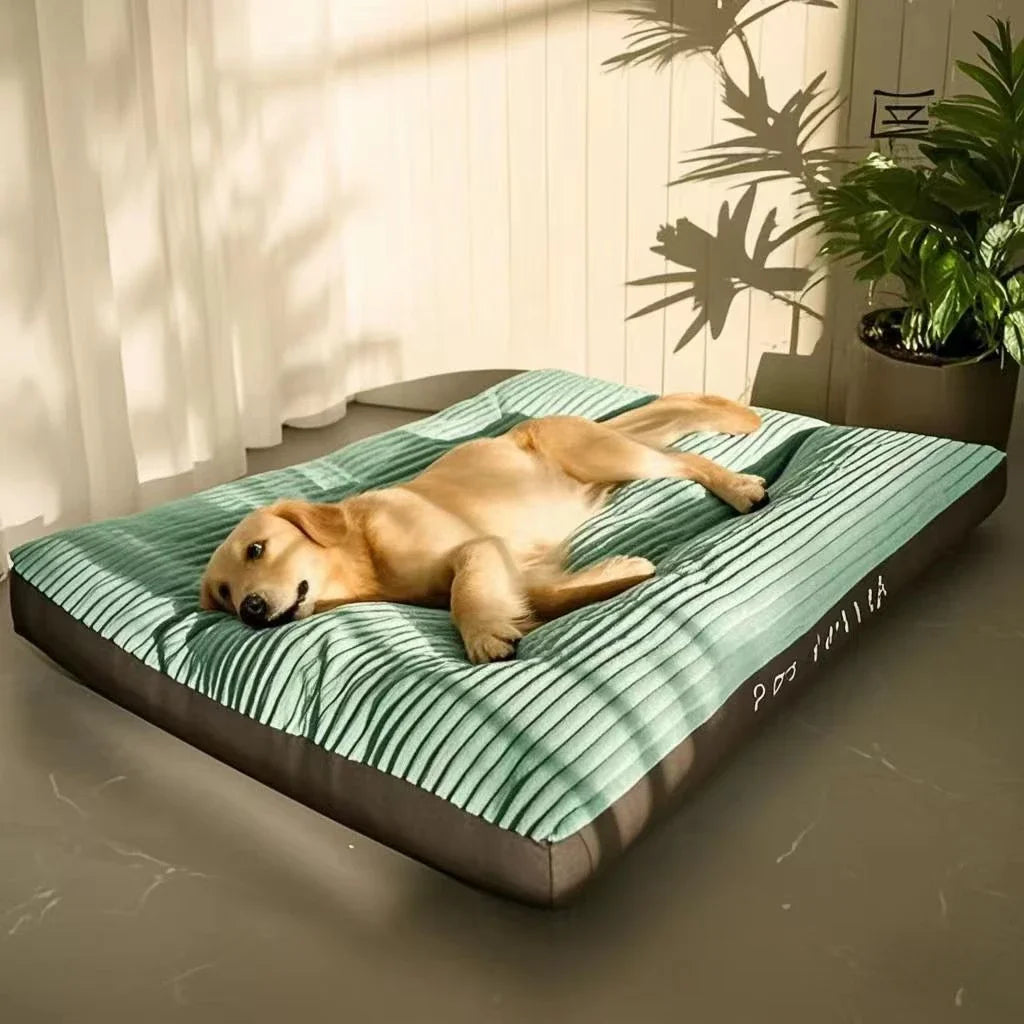 Grand matelas pour chien - Vert