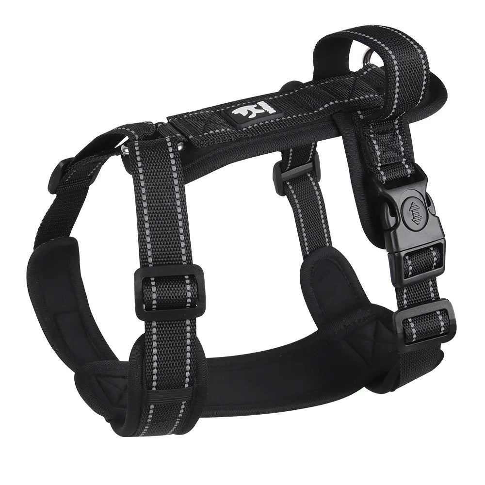 Harnais chien en H - Noir