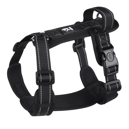 Harnais chien en H - Noir