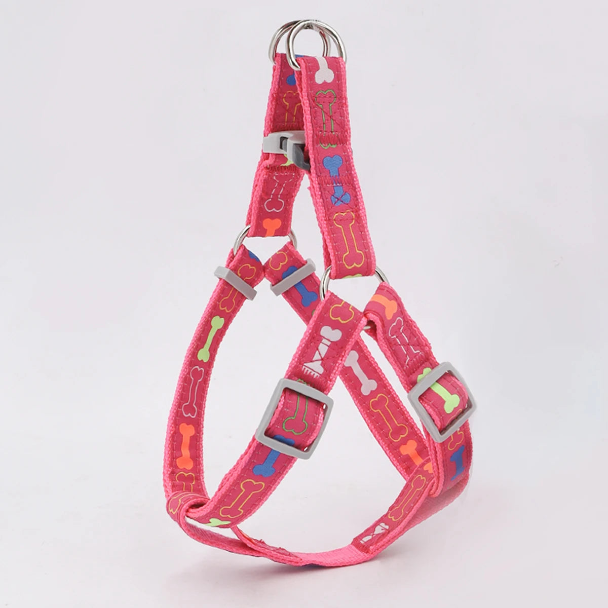 Harnais chien en Y - Rose