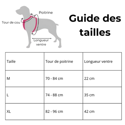 Harnais de transport pour chien- Taille