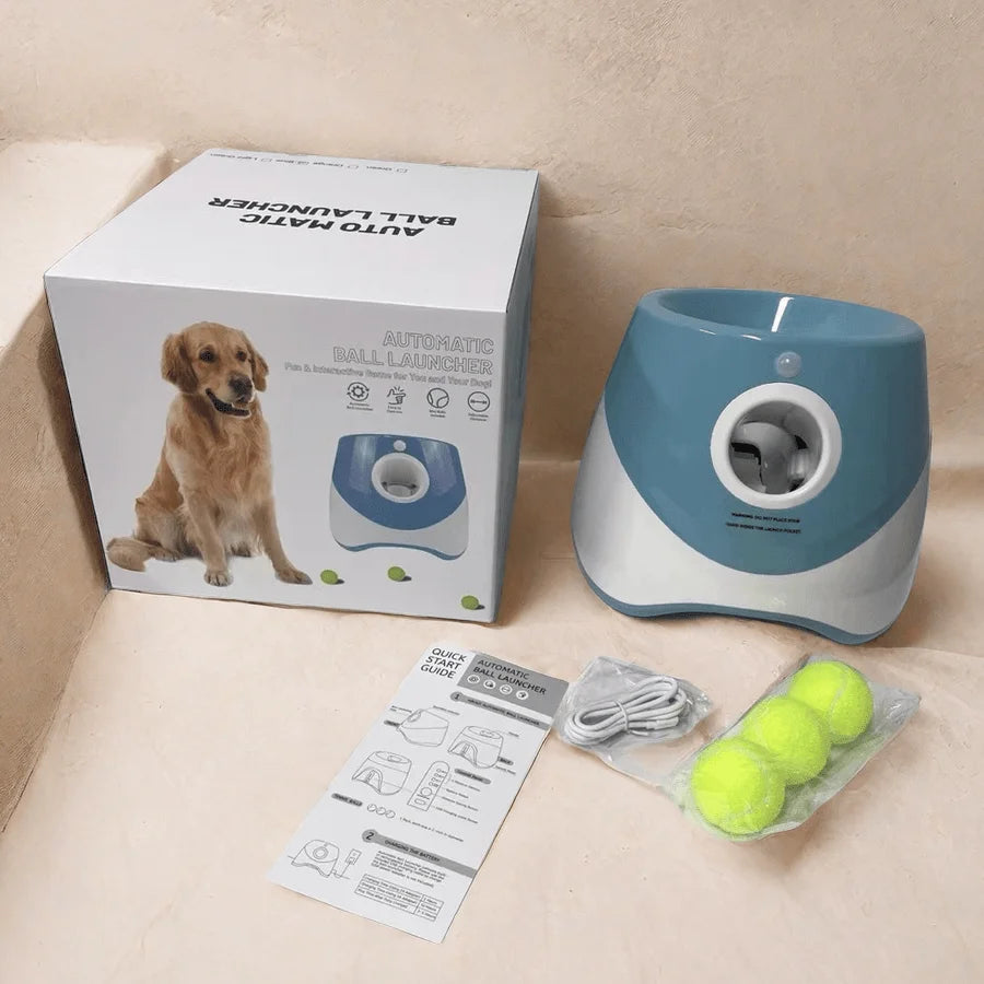 Lanceur de Balle automatique pour Chien - Bleu