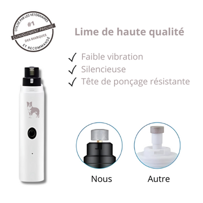Lime a griffe chien - Avantage