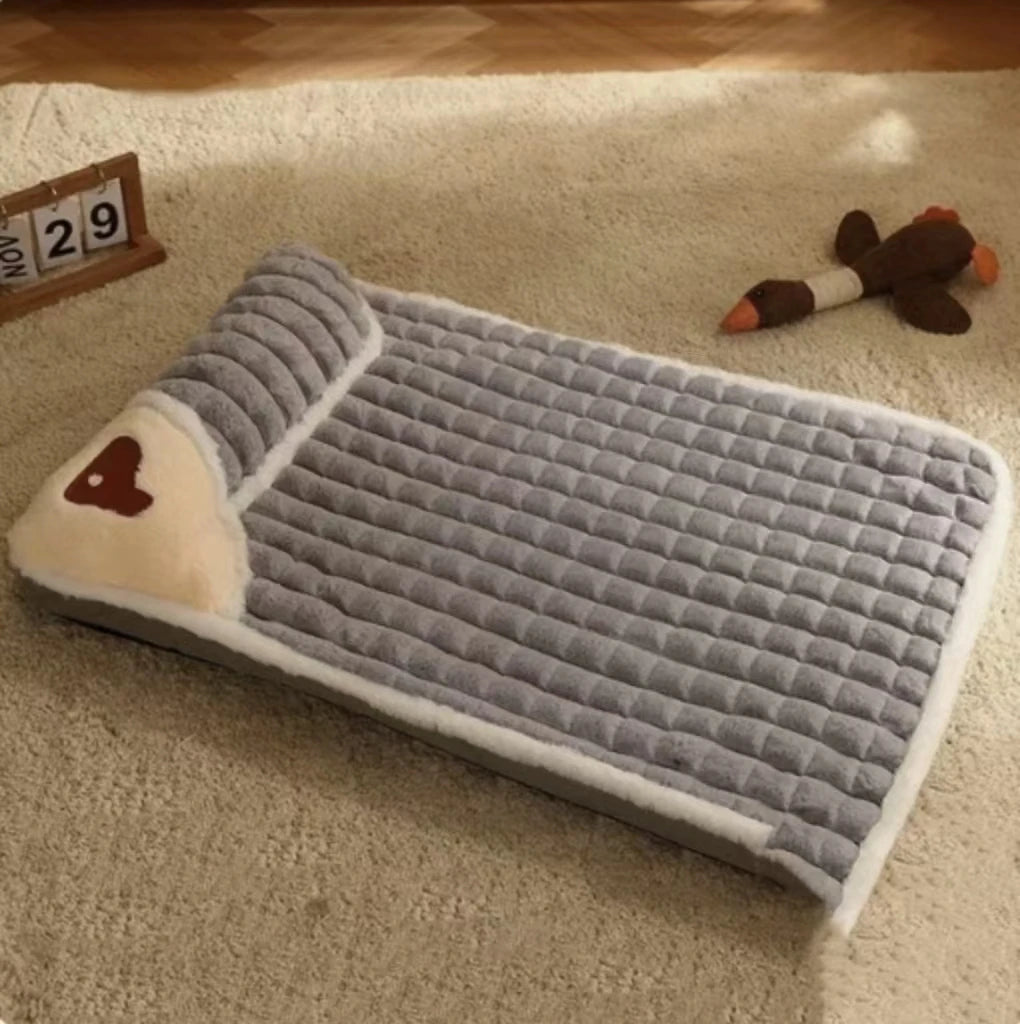 Matelas pour chien à mémoire de forme - Gris