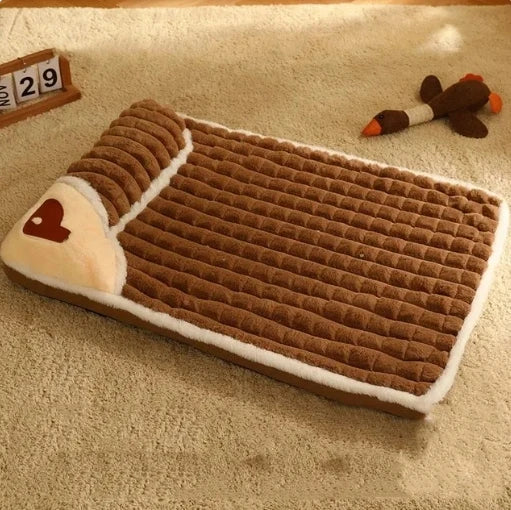 Matelas pour chien à mémoire de forme - Marron