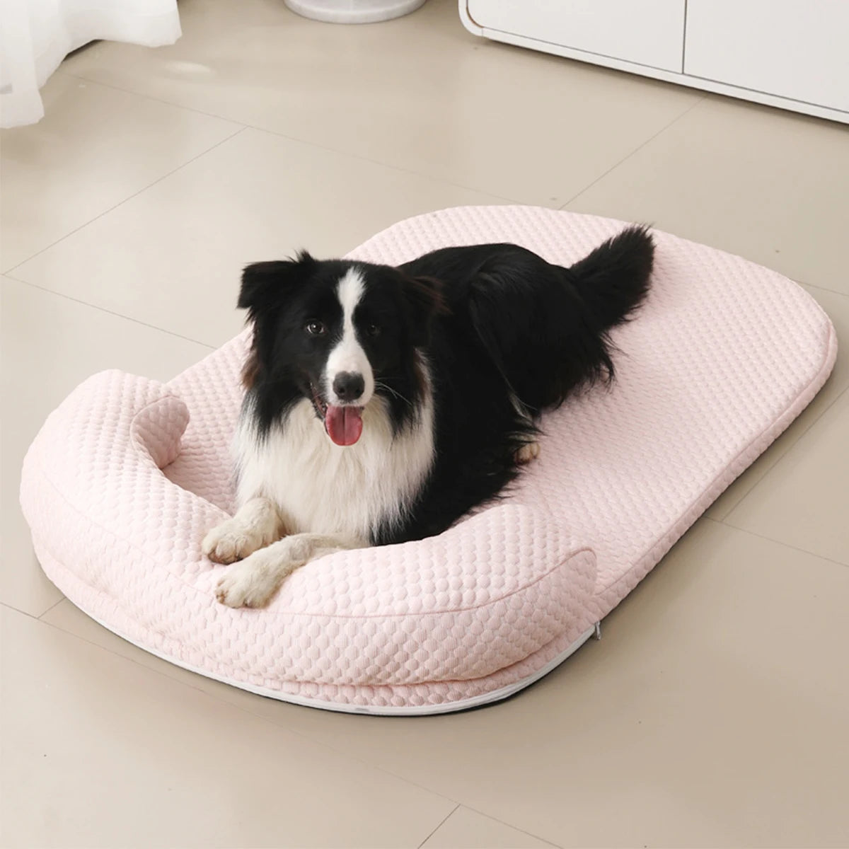 Matelas rafraichissant pour chien - Rose