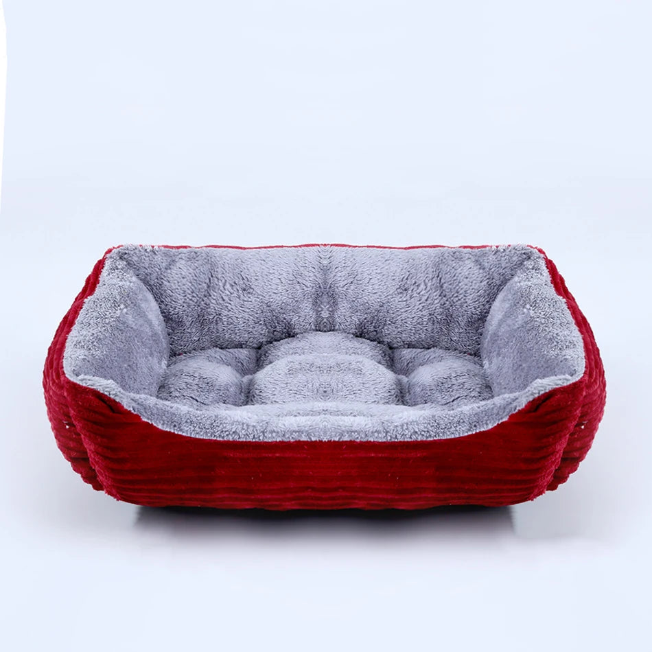 Panier confort pour chien - Rouge