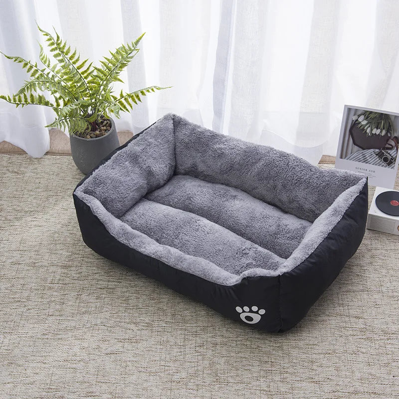 Panier confortable pour chien - Noir