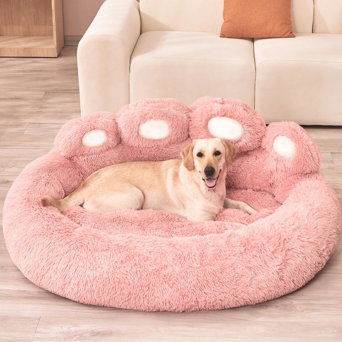 Pouf pour chien - Rose