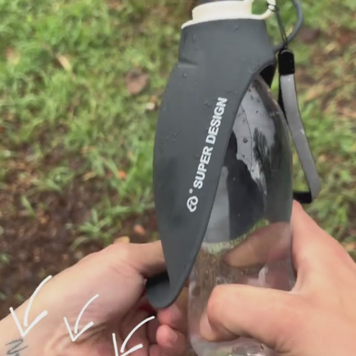 Gourde pour chien avec Bol en Silicone