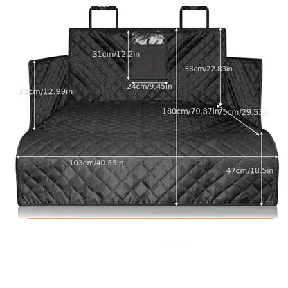 Protection coffre voiture pour chien - Dimensions